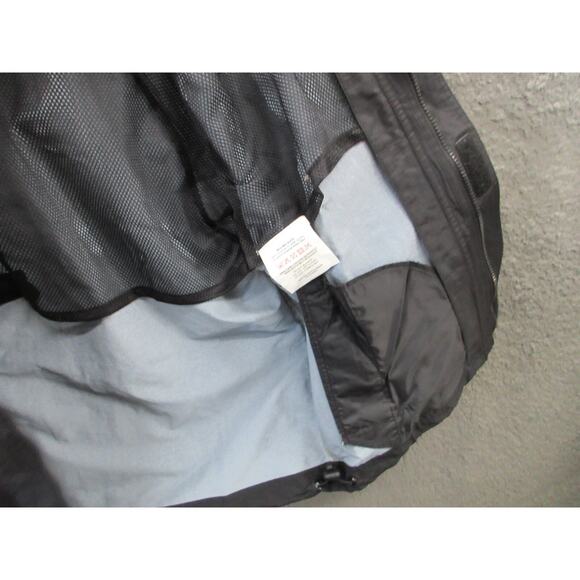 NWOT Vintage Prostar Pro Star Hidden Hood Men's Small Nylon Jacket Green & Black - Picture 14 of 15